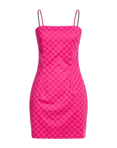Woman Mini dress Fuchsia Size XS Polyamide, Elastane