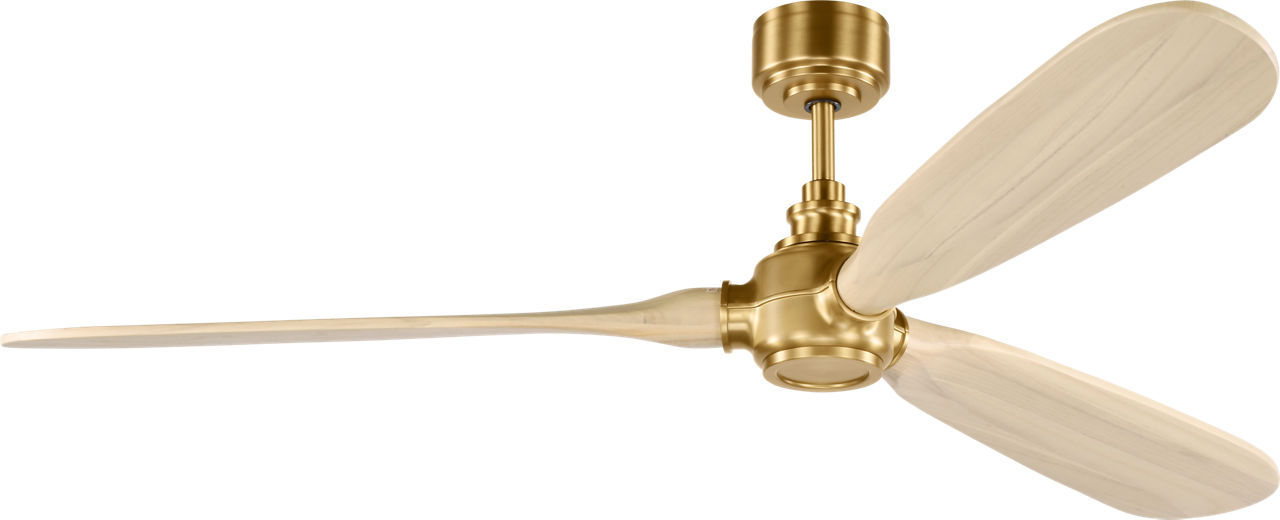 Burnished Brass 60" Ceiling Fan from the Valiant Collection