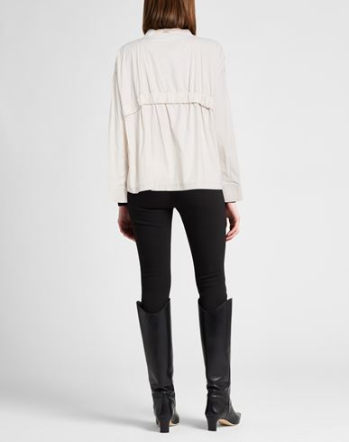 Woman Jacket Light grey Size 8 Polyamide, Elastane, Cotton, Polyester