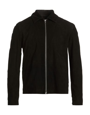 Man Jacket Black Size M Goat skin