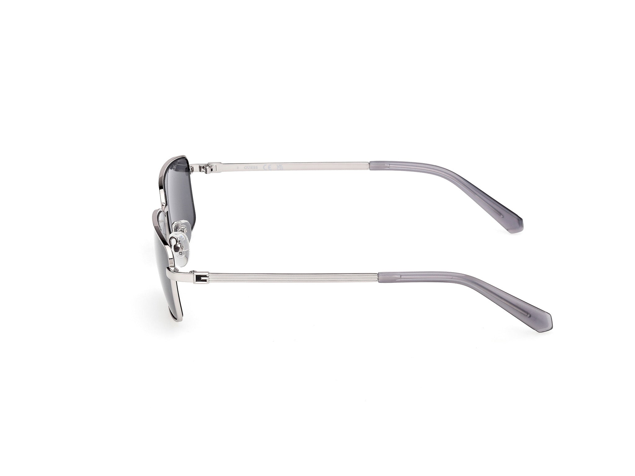 Guess Man Guess GU00273 08A Sunglasses Metal Gunmetal Smoke Squared Norma