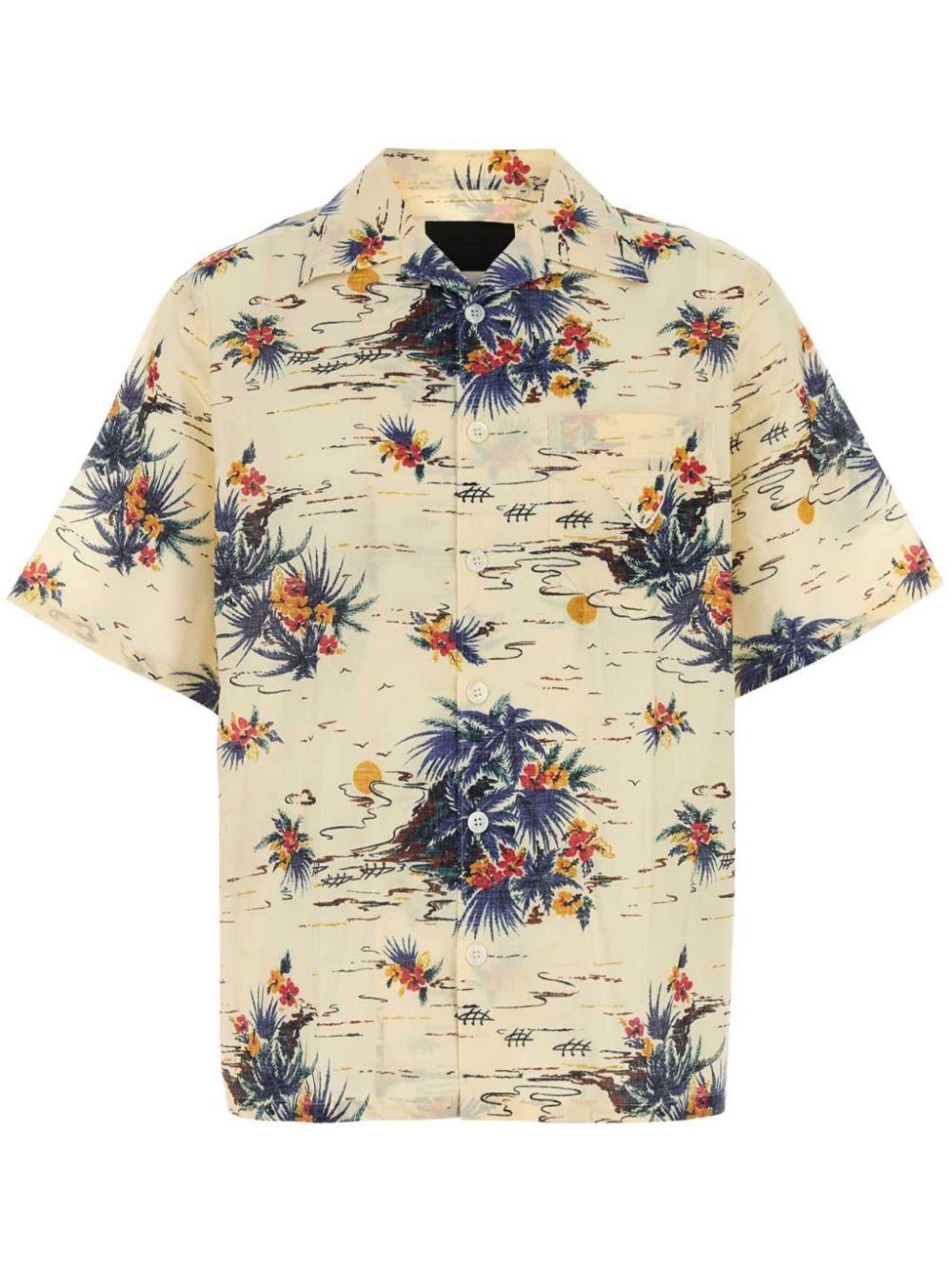 Hawaii Batista Cotton Short-Sleeved Shirt