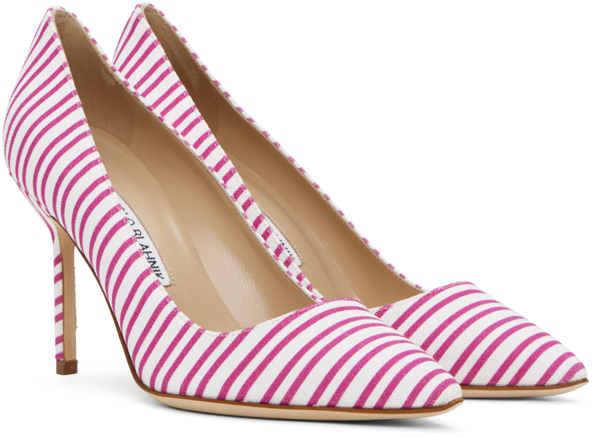 Pink & White BB 90 Heels