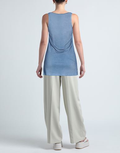 Woman Tank top Blue Size 1 Viscose