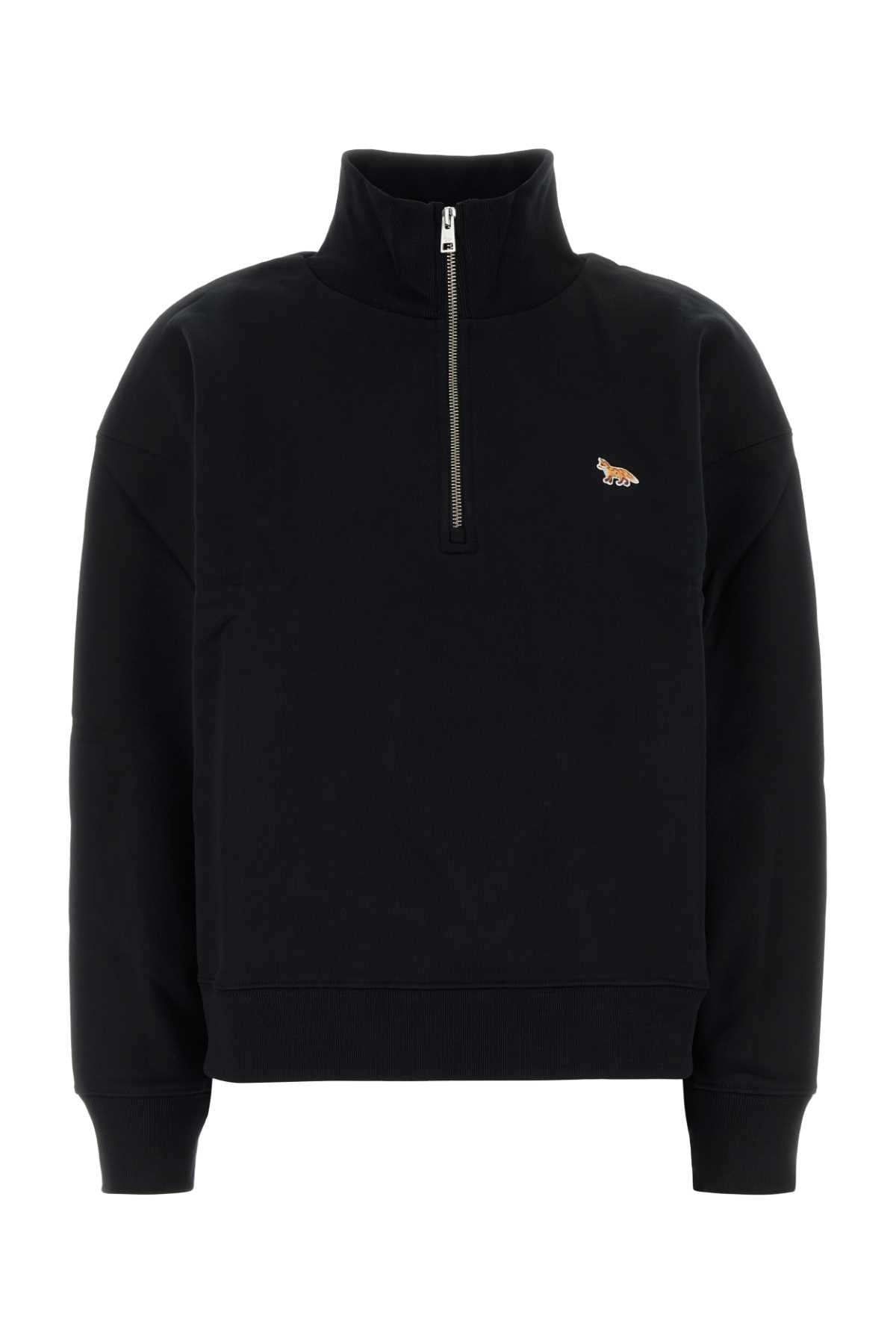 Half Sweatshirt — Black