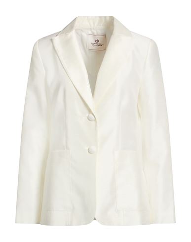 Woman Blazer Ivory Size 12 Polyester
