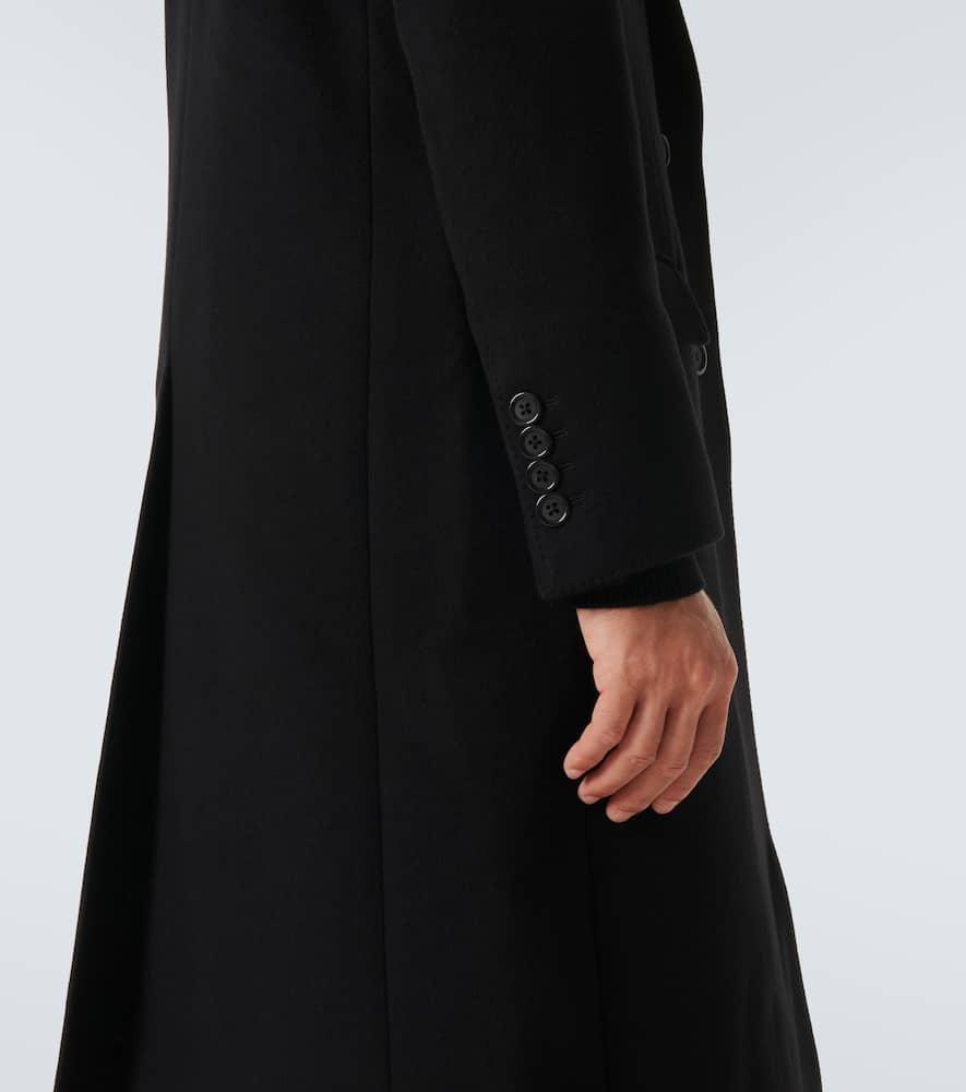 Wool-blend overcoat