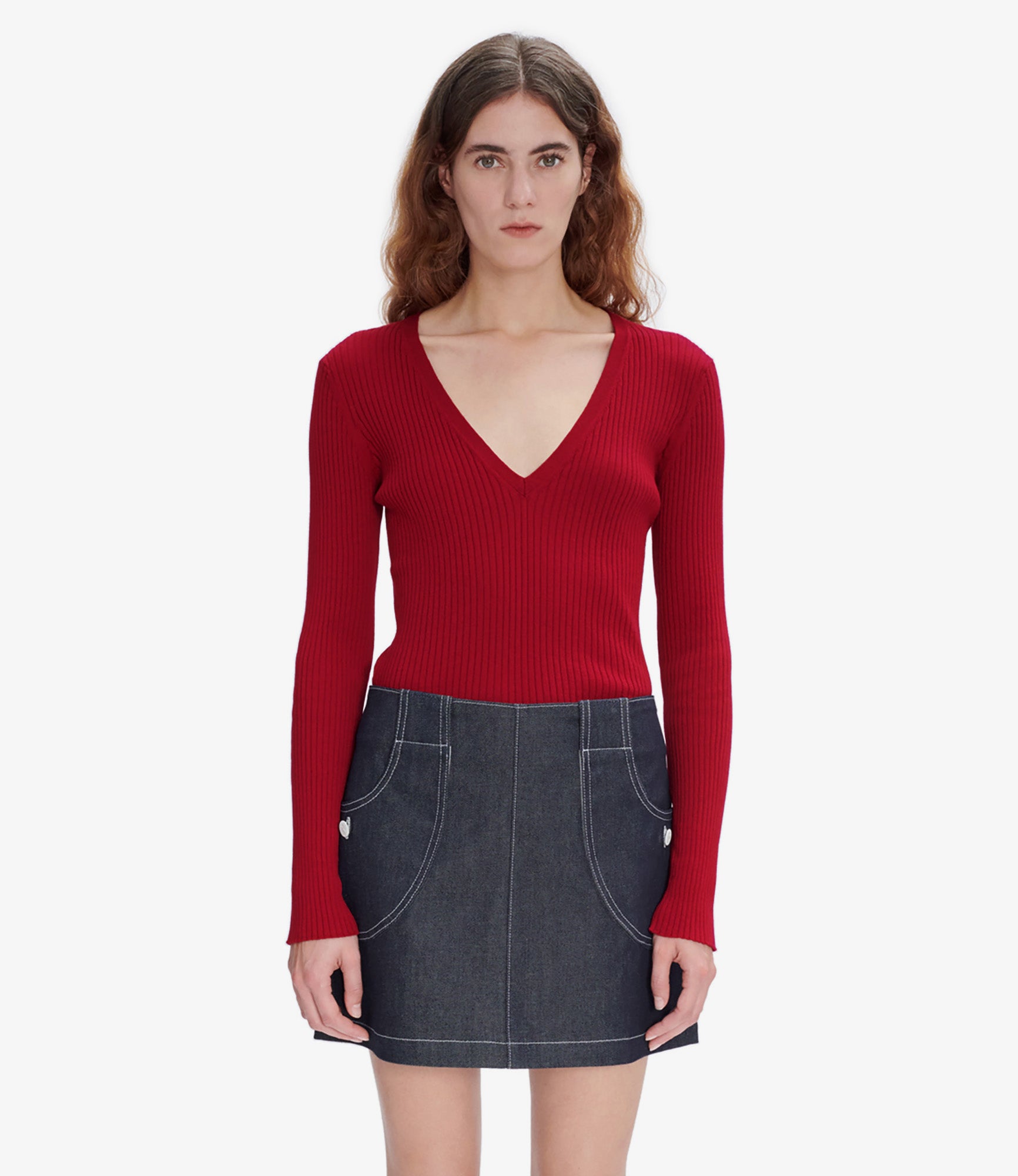Camille sweater Raspberry
