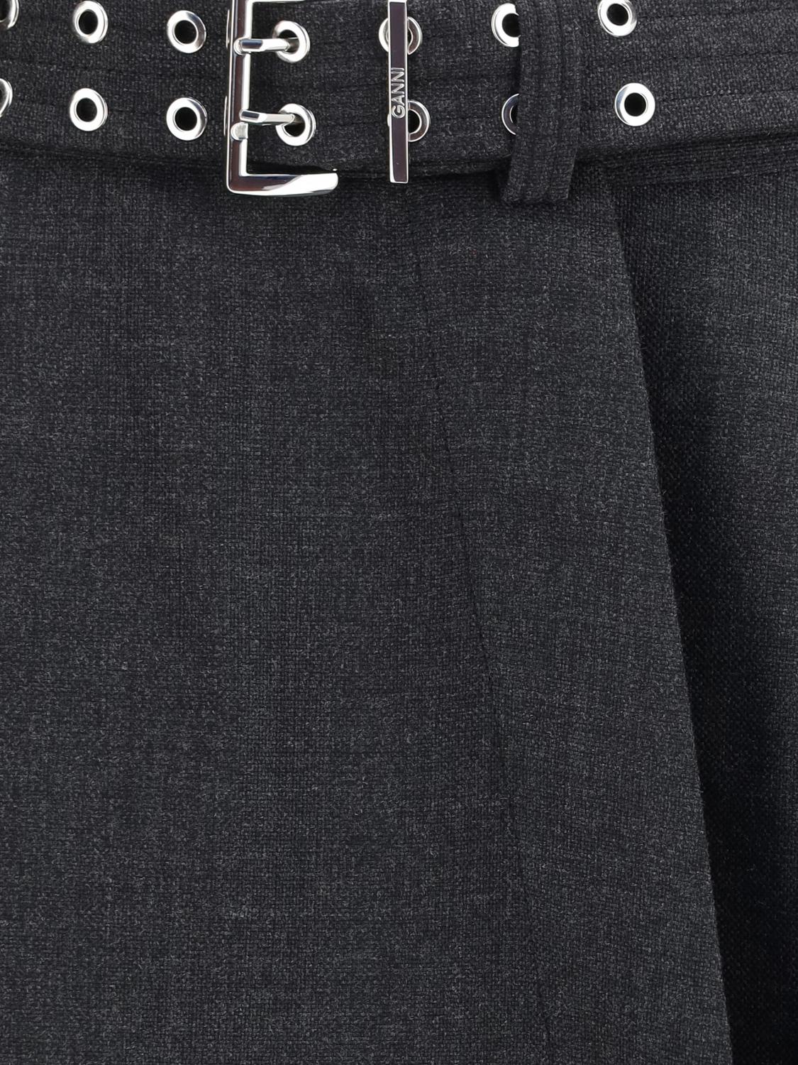 Skirt Woman color Charcoal