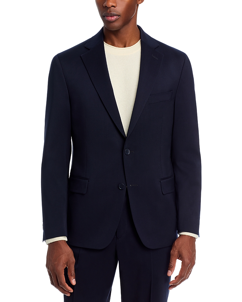 Regular Fit Basic Stretch Wool Suit Jacket