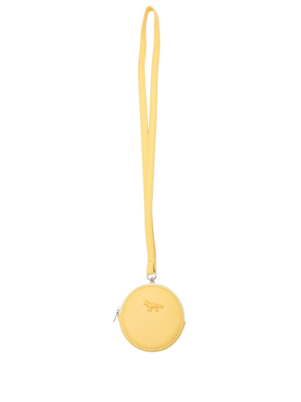 Cloud leather coin purse - Yellow