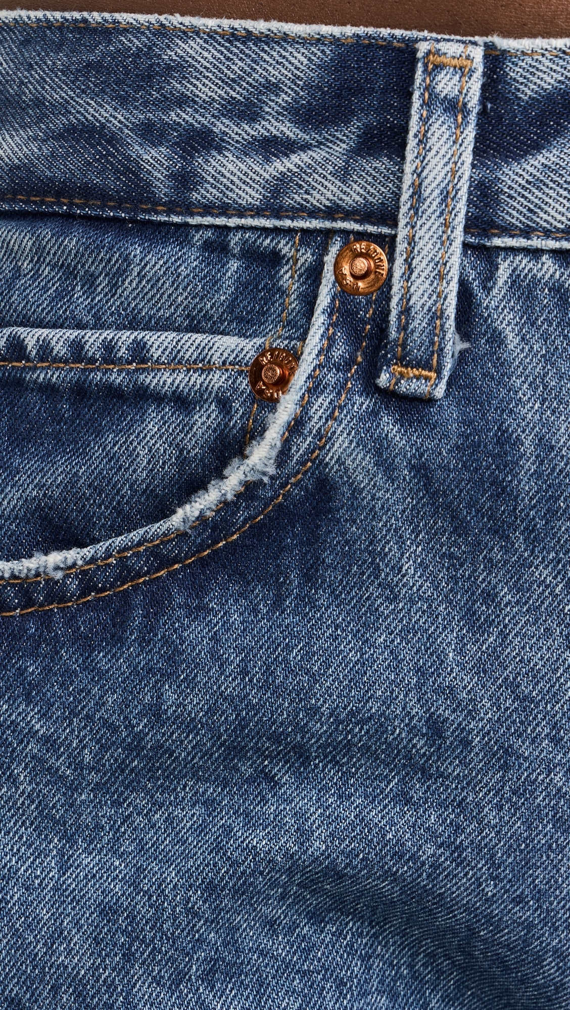 The Unisex Mel Jeans Stone Blue