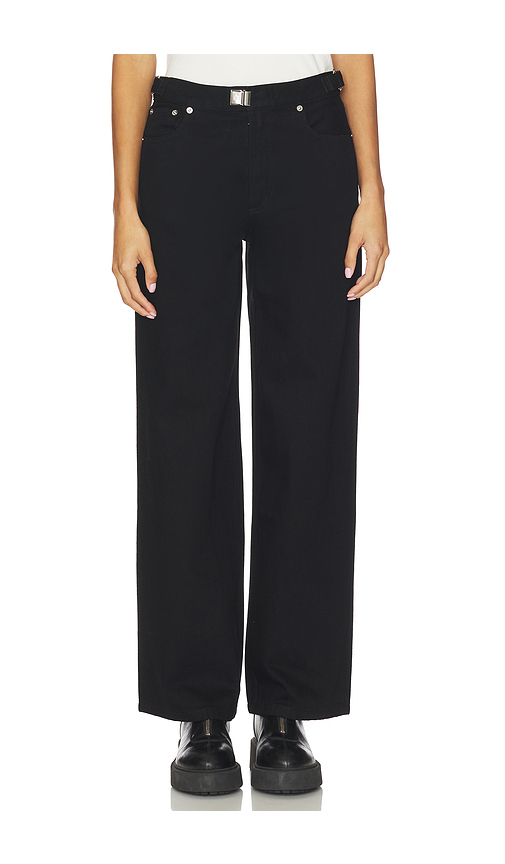 Still Here Buckle Wide Leg Jeans in Black. 32 also , 24, 25, 26, 27, 28