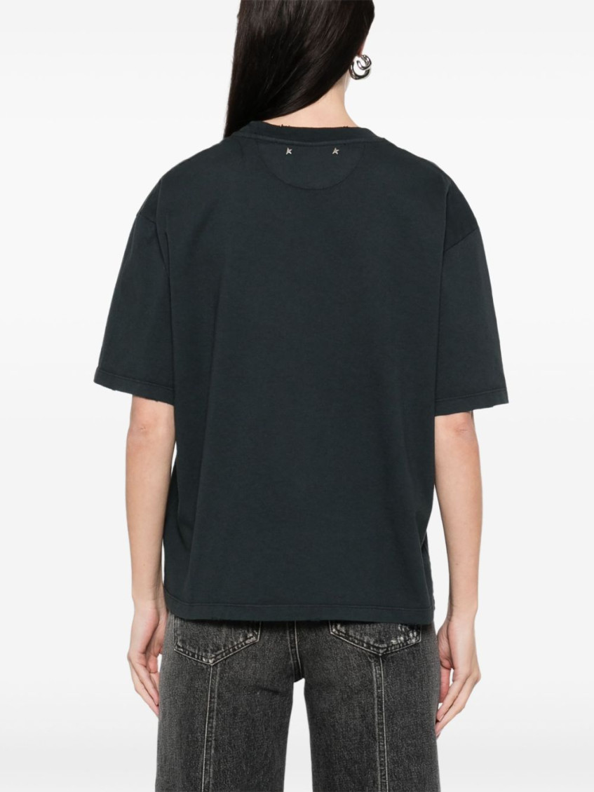 Tshirt Crystal Collar