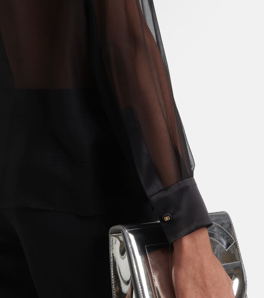 Silk chiffon blouse