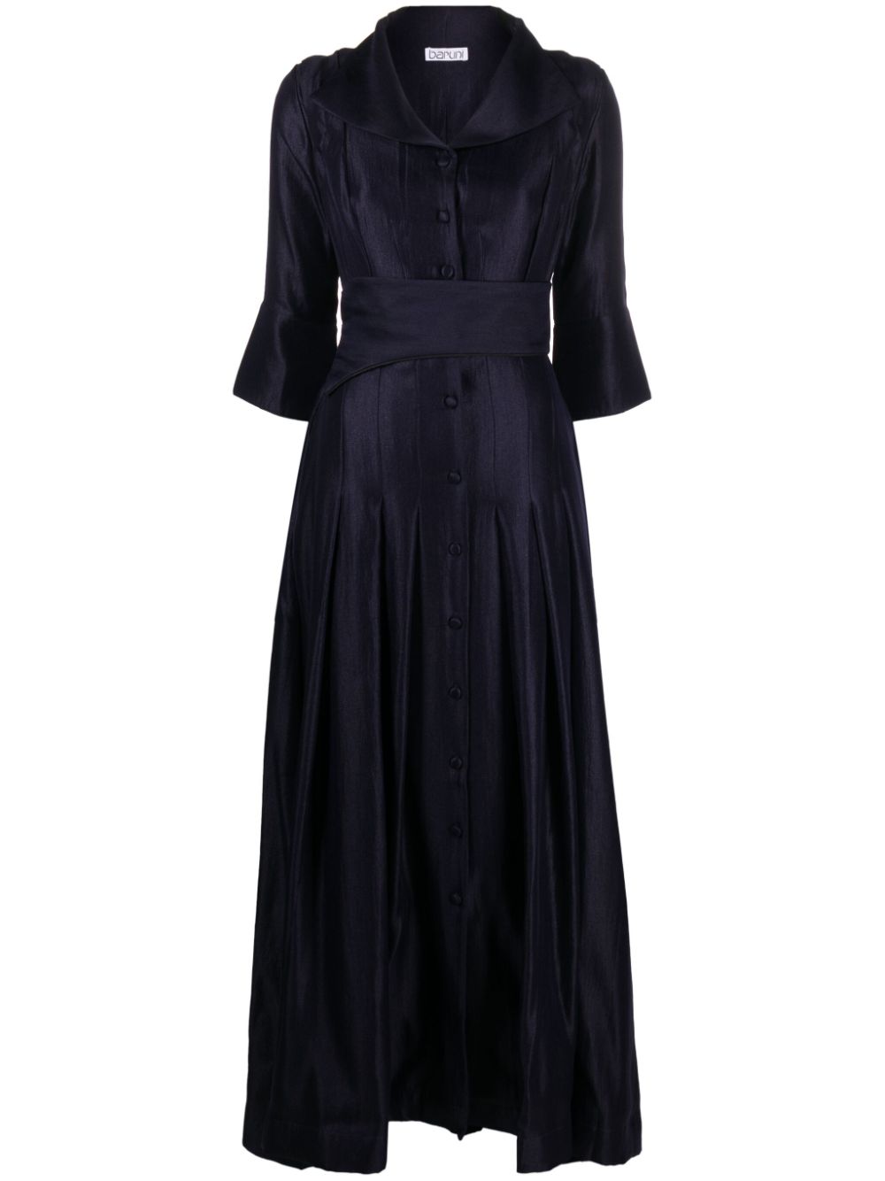 Divine pleated maxi dress - Blue