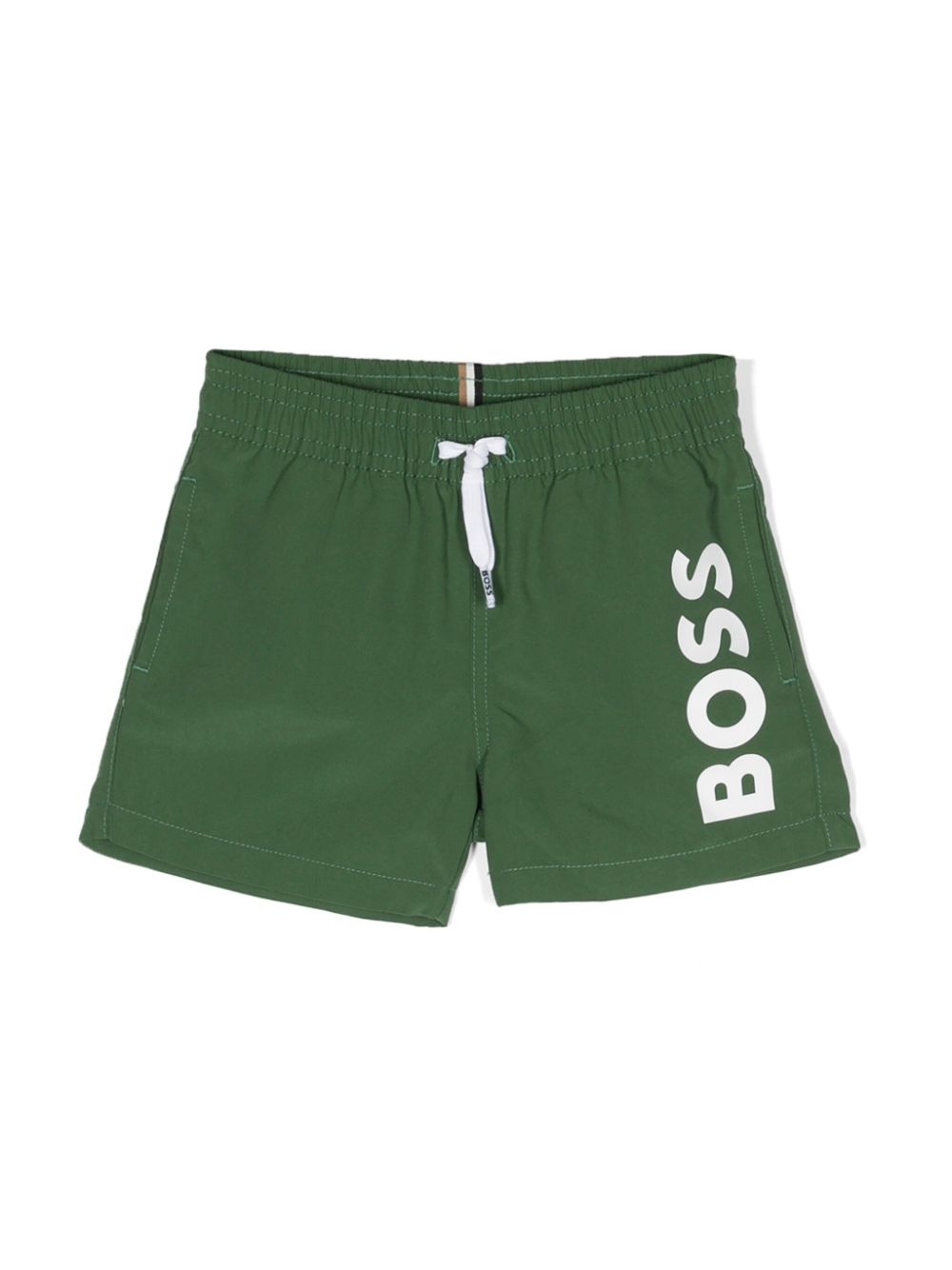 Logo-print swim shorts - Blue
