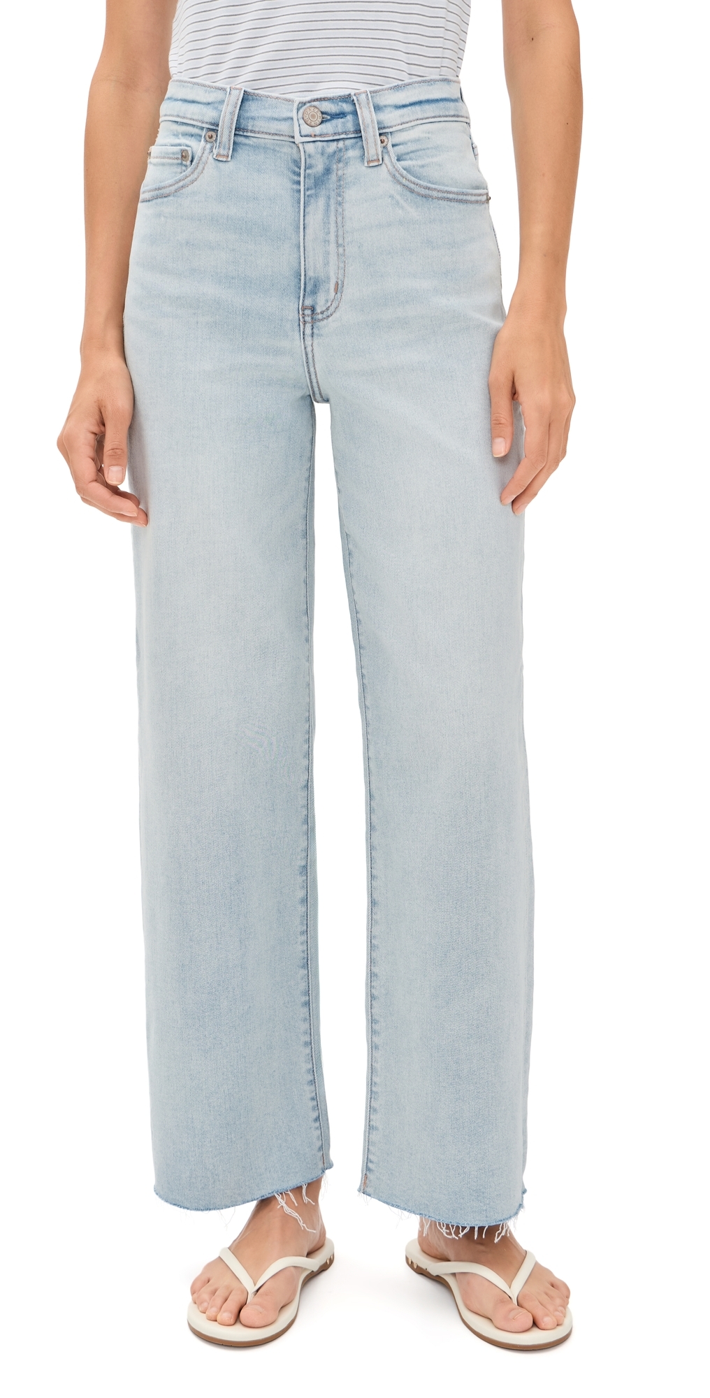 Pleaser High Rise Wide Ankle Jeans Detour