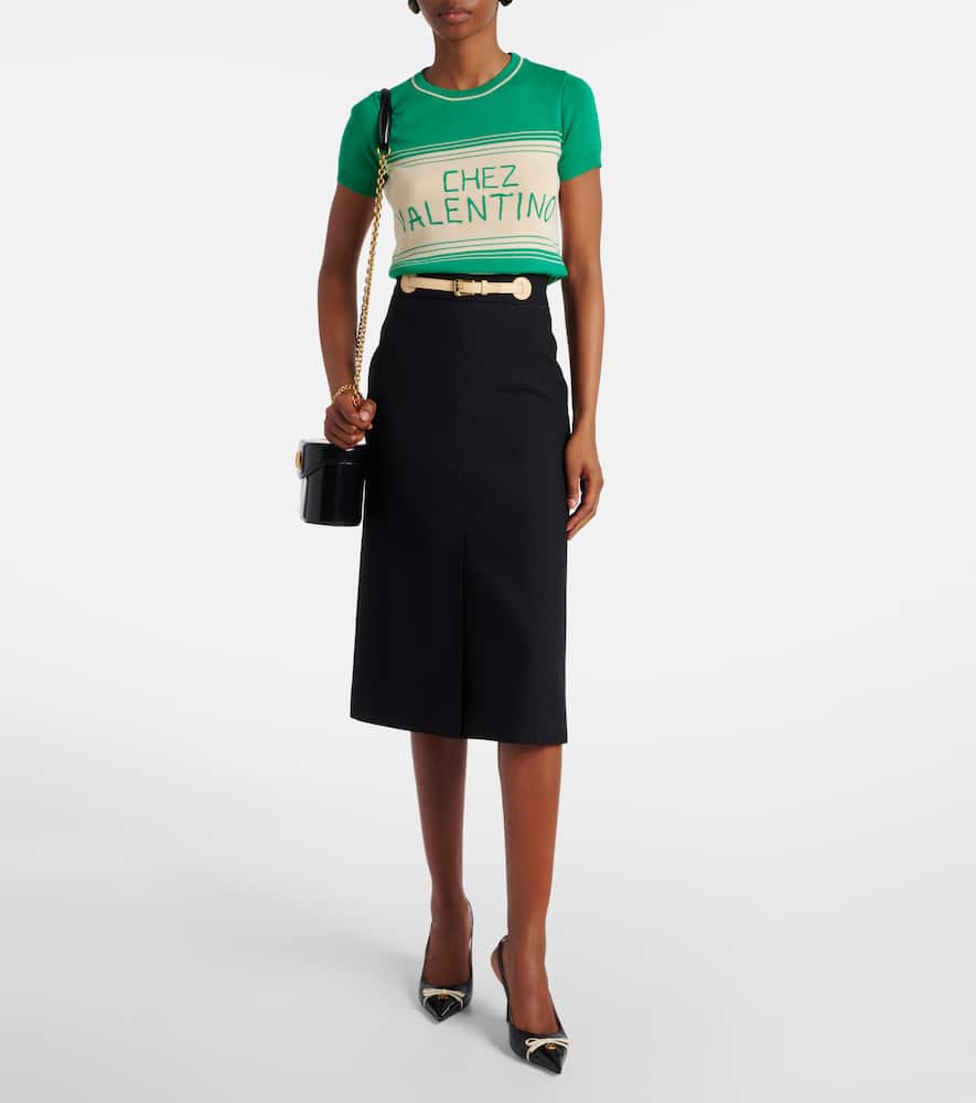 Chez striped cotton top