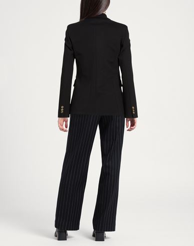 Woman Blazer Black Size 4 Viscose, Polyamide, Elastane