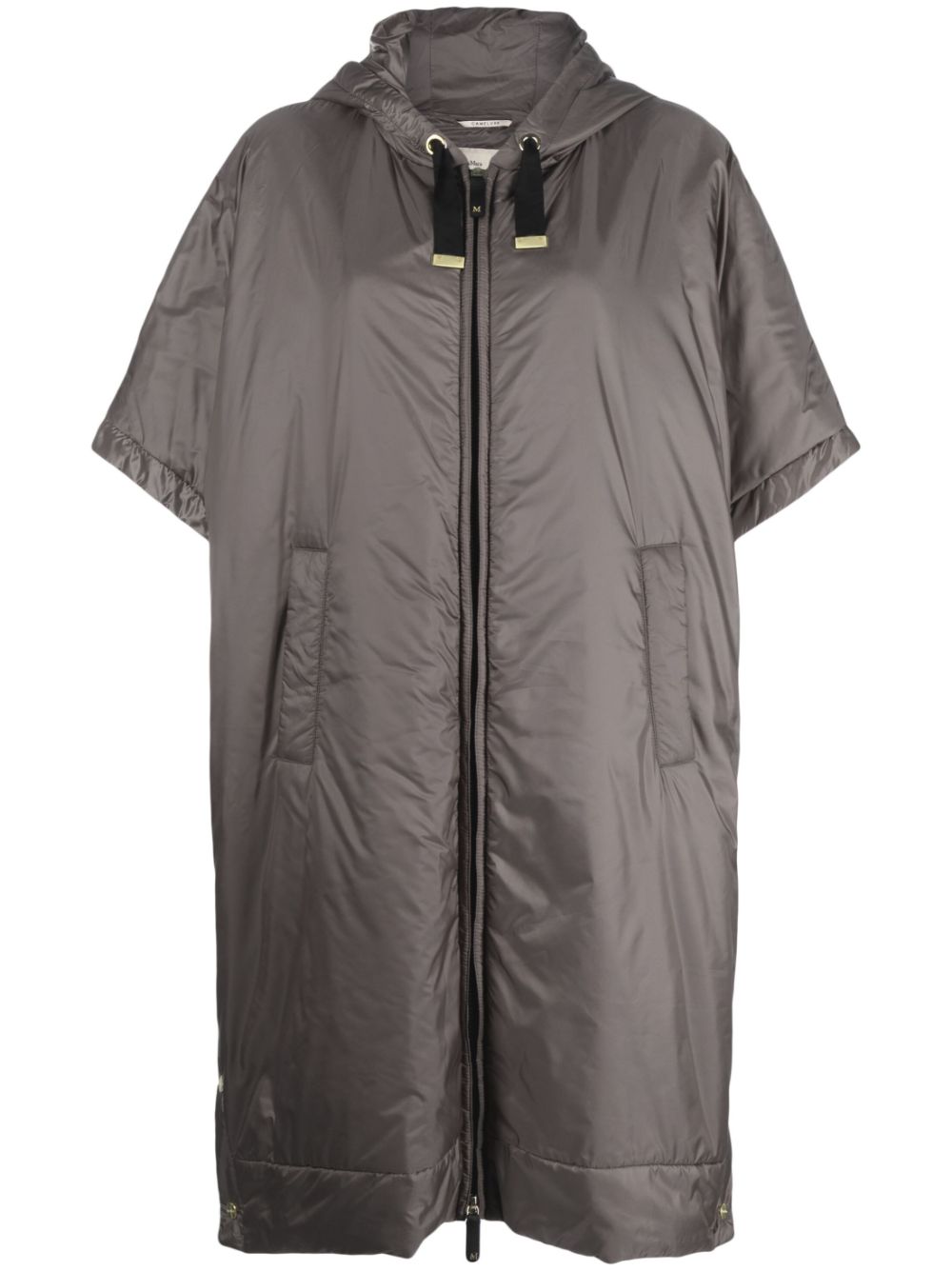 Padded hooded jacket - Grey