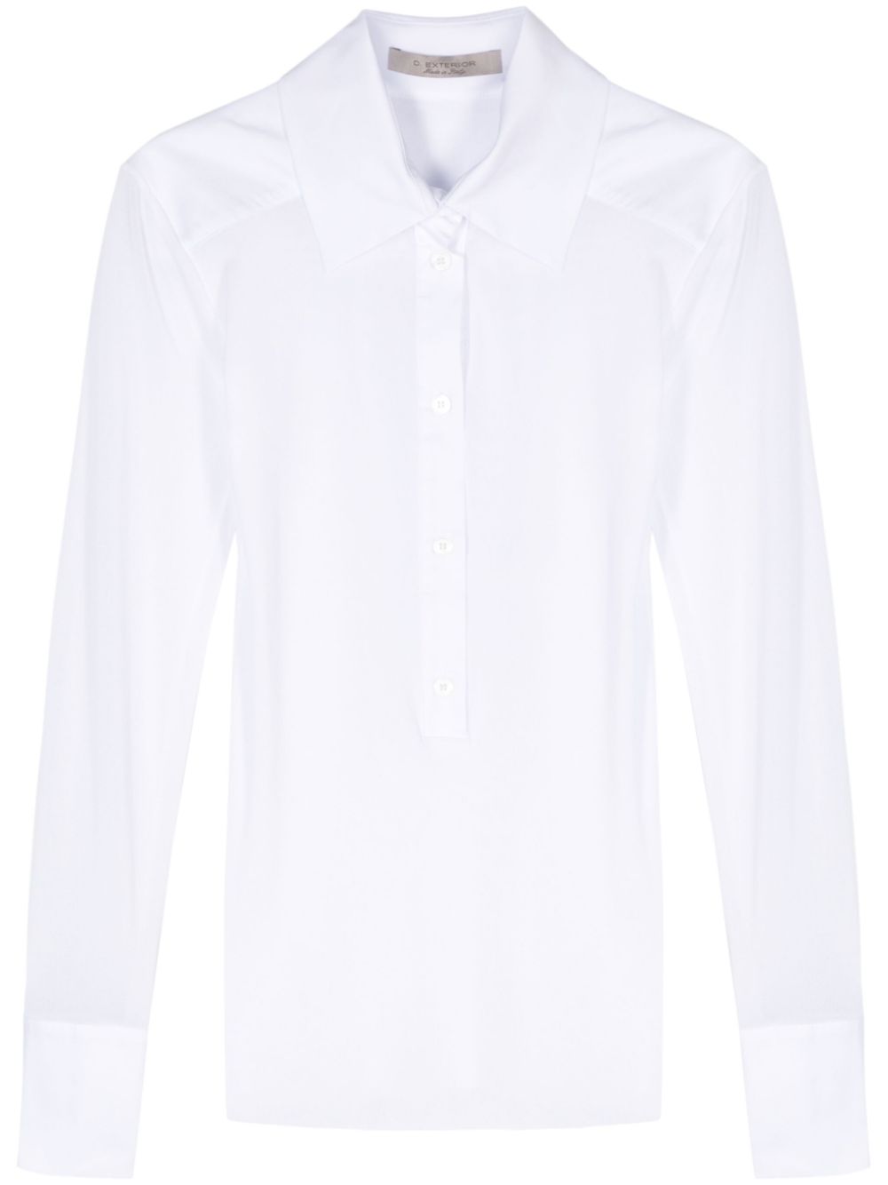 Mesh blouse - White