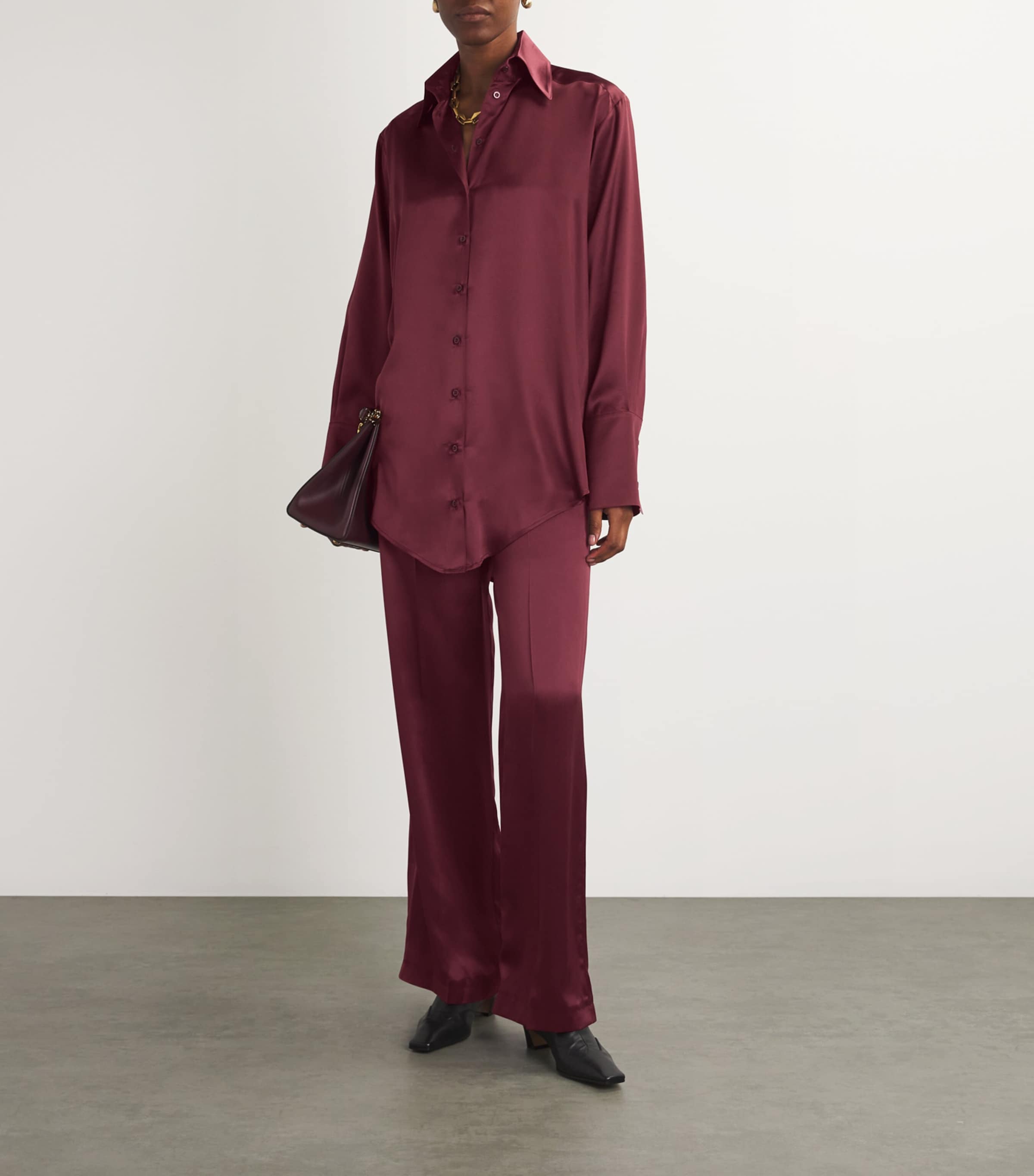 Silk Oversized Shirt