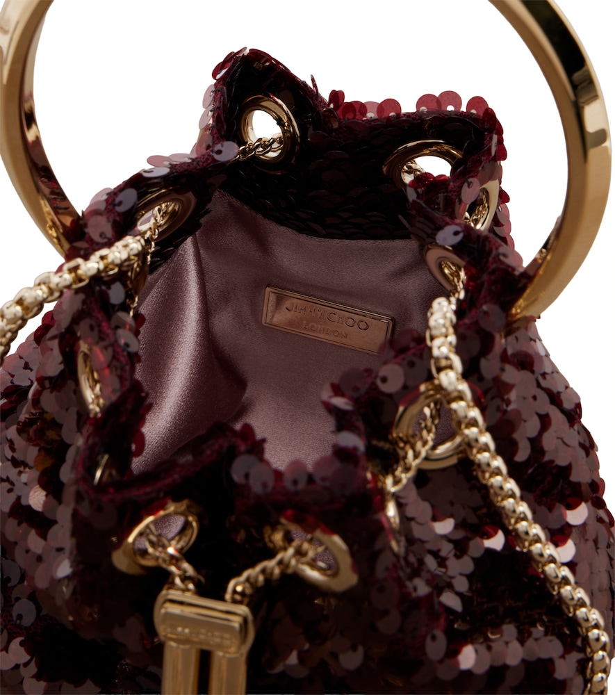 Bon Bon Micro sequined bucket bag