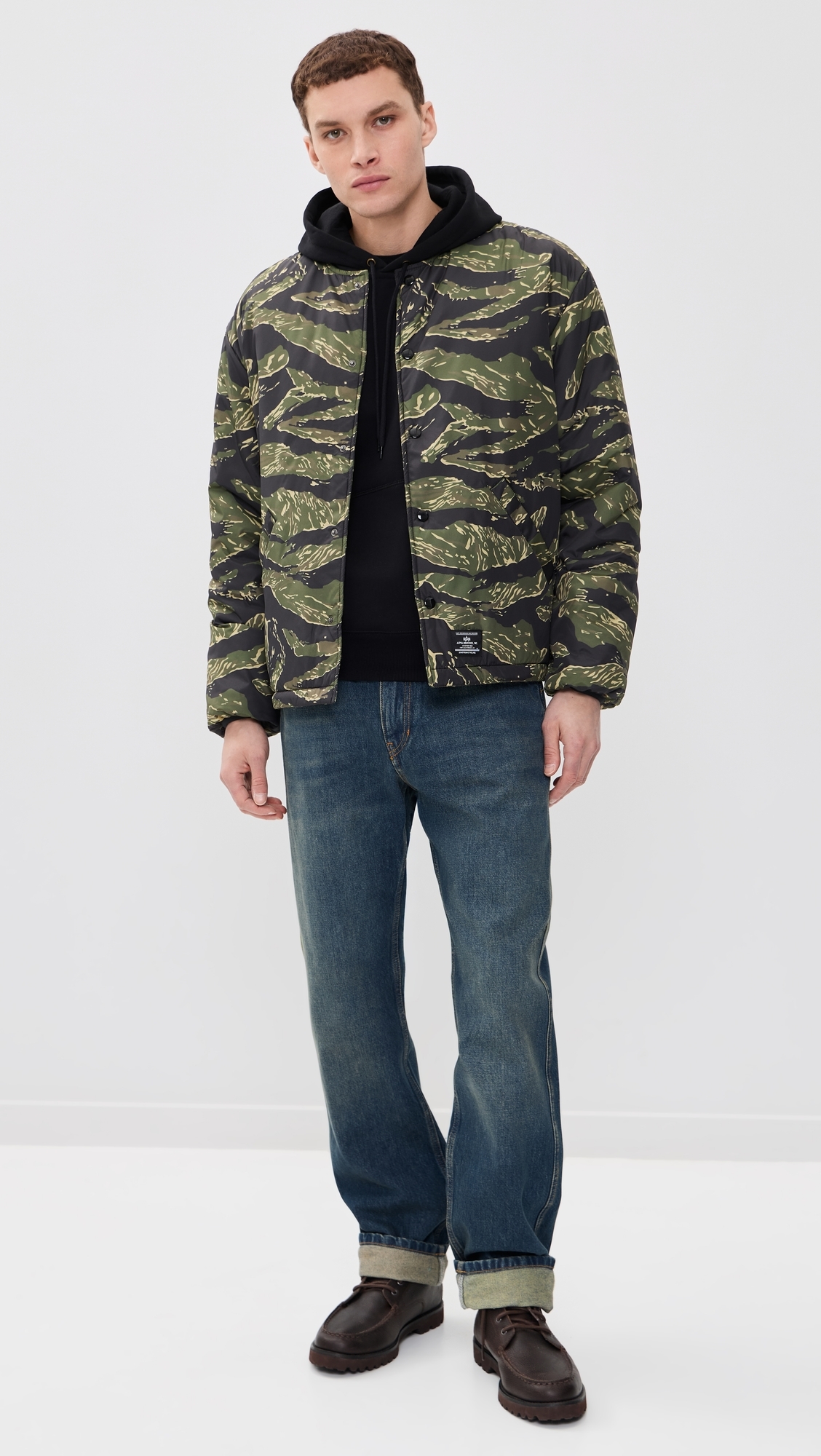 Reed Relaxed Liner Jacket Tiger Camo