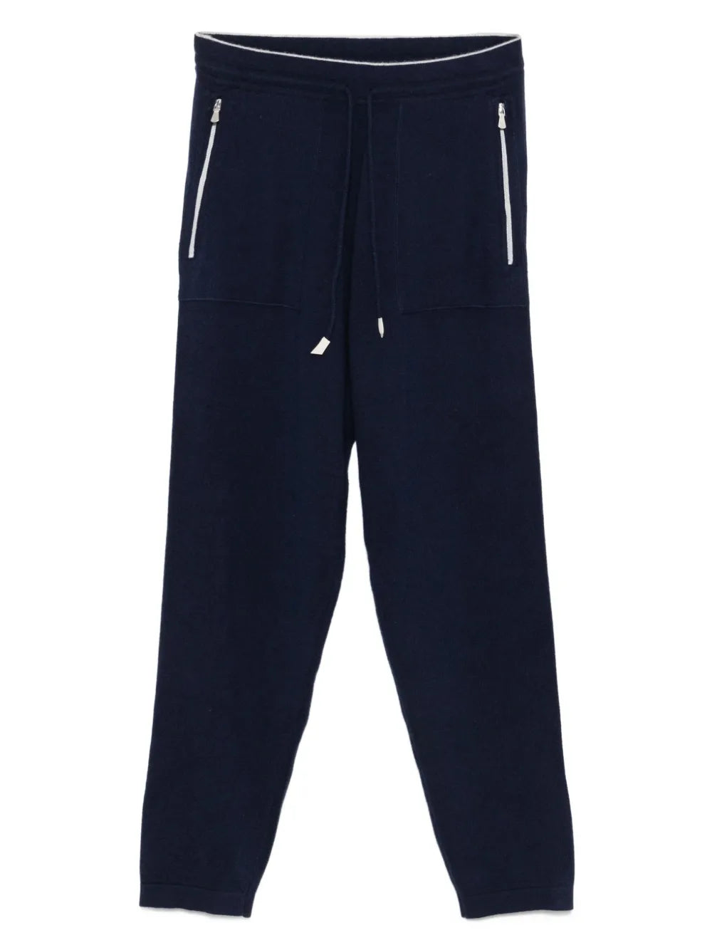 Cashmere Track Joggers — navy