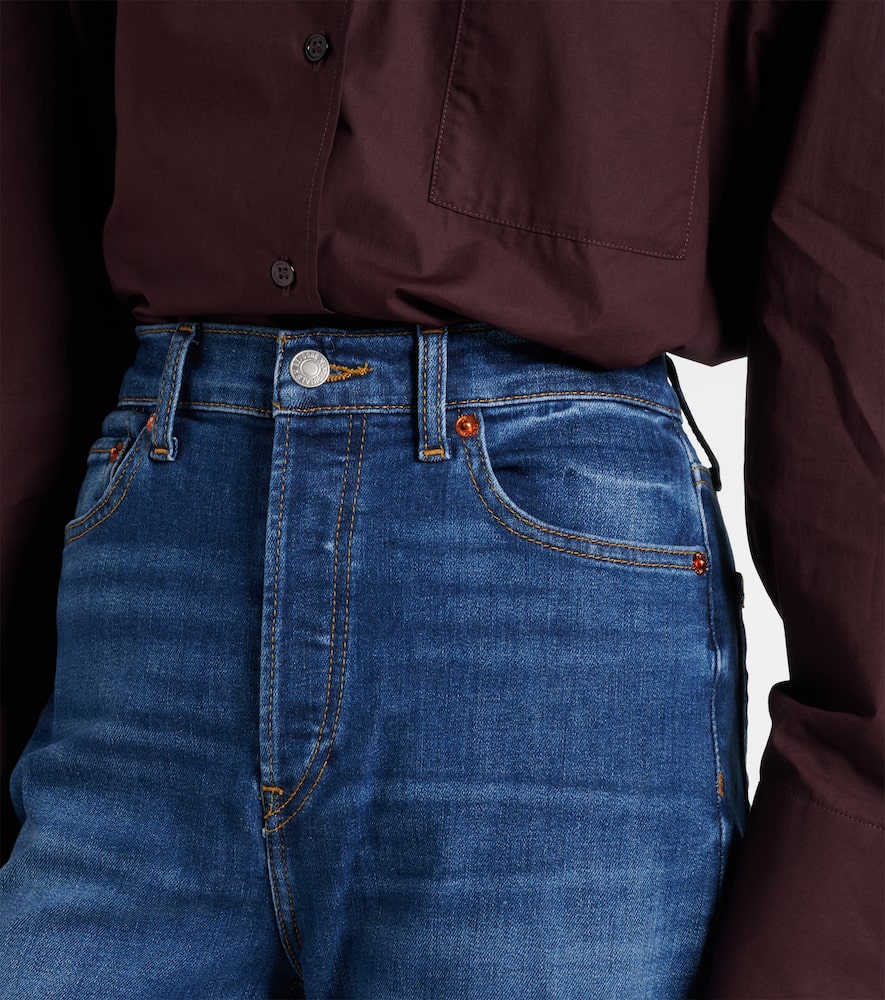'70s high-rise wide-leg jeans