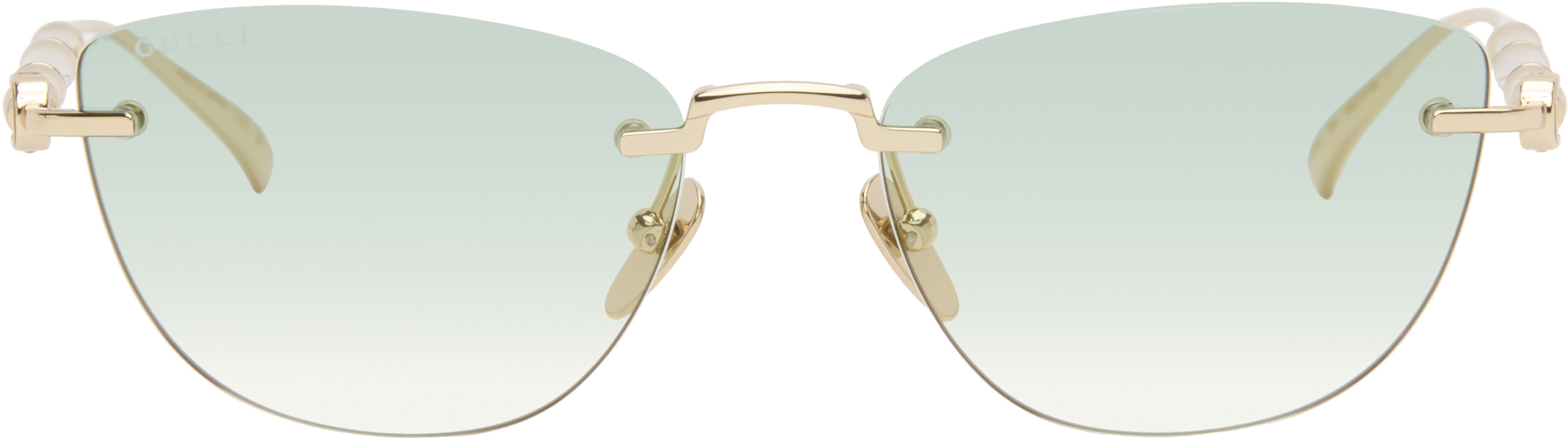Gold Cat-Eye Sunglasses