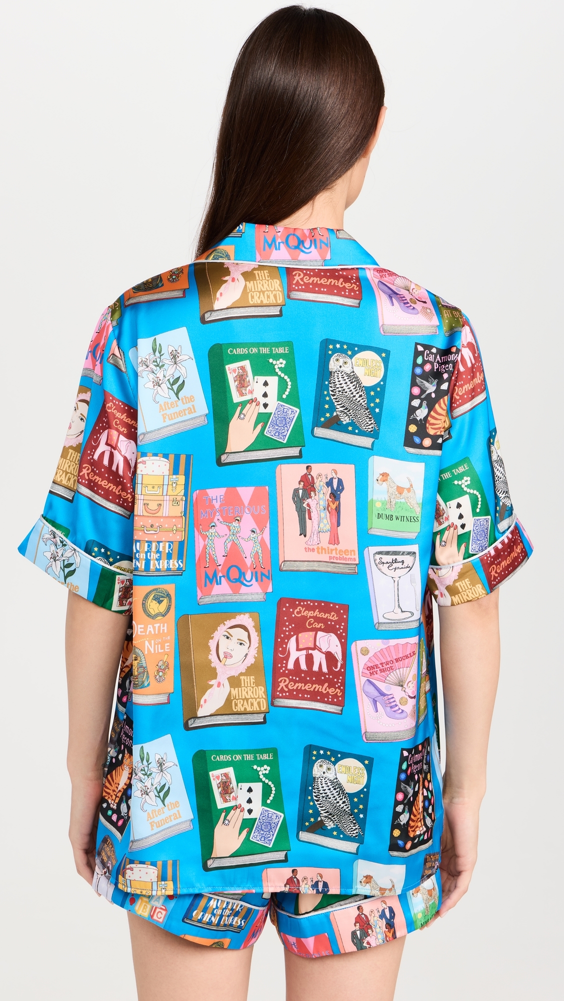 Short Sleeve With Shorts PJ Set Queen Of Crime