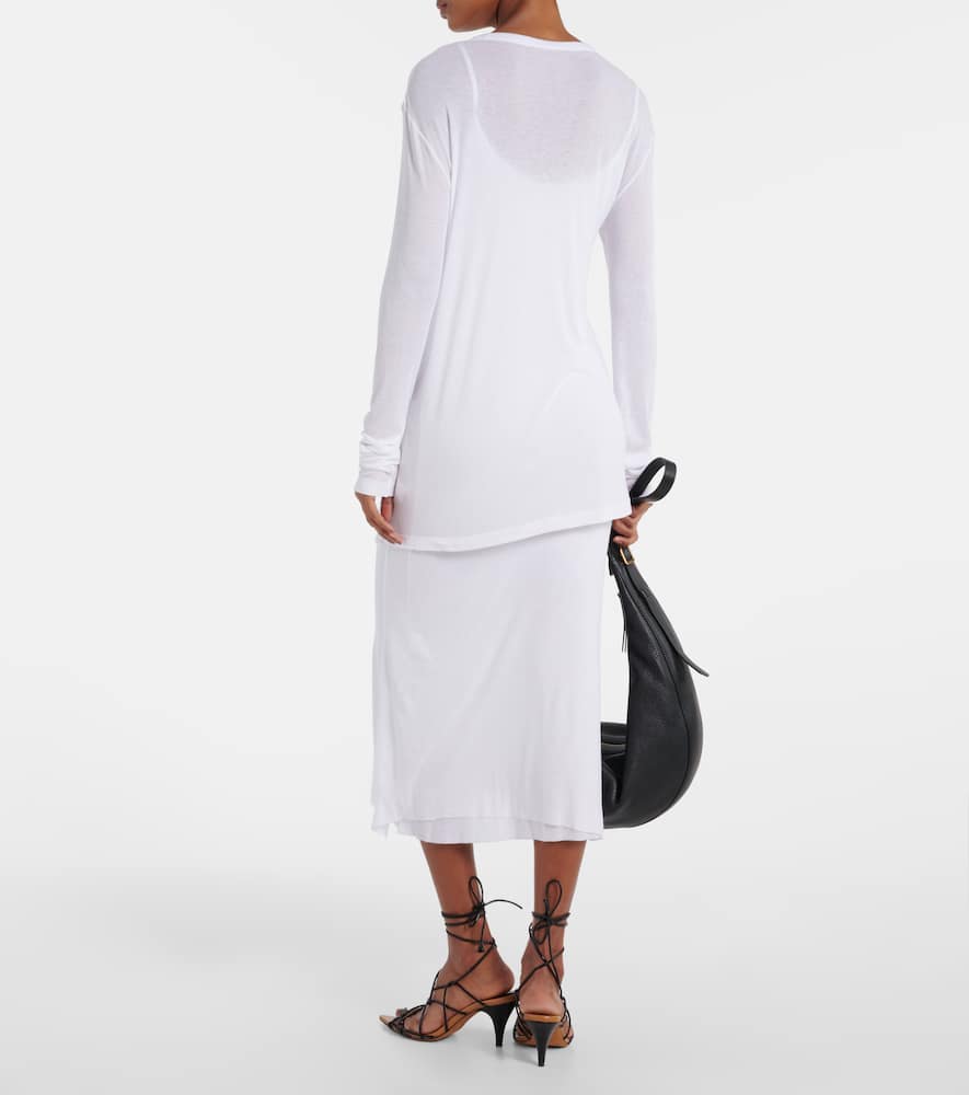 Morton ribbed-knit top