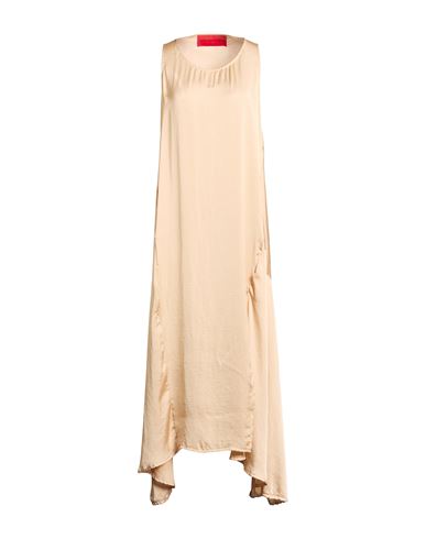 Woman Maxi dress Sand Size 4 Polyester