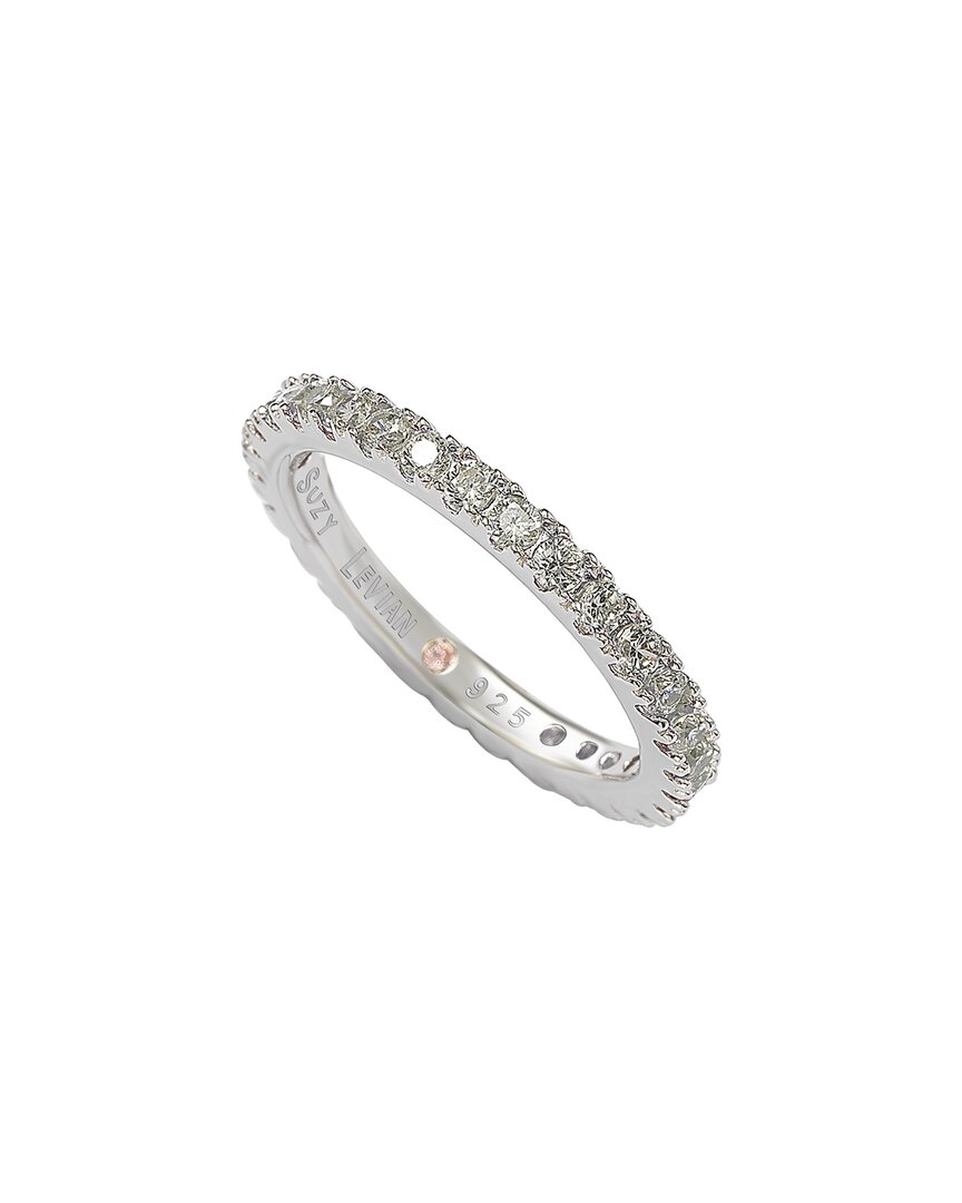 Silver Cz Stackable Ring