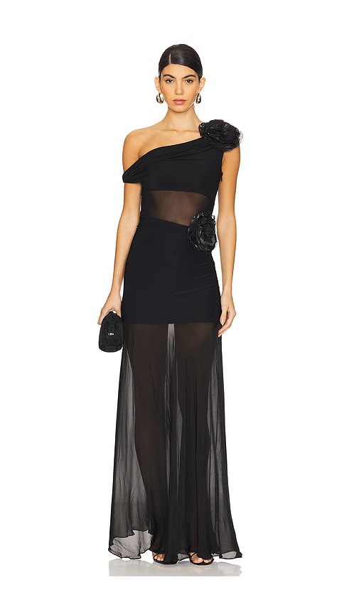Deme by Gabriella ROBE DE SOIRÉE ABBY en Black.  S. Also en