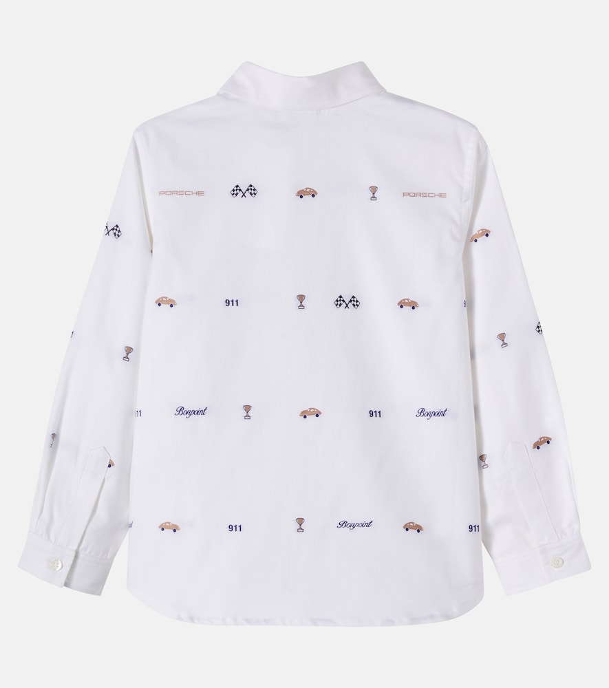 X Porsche Hemd Daho aus Baumwoll-Jacquard