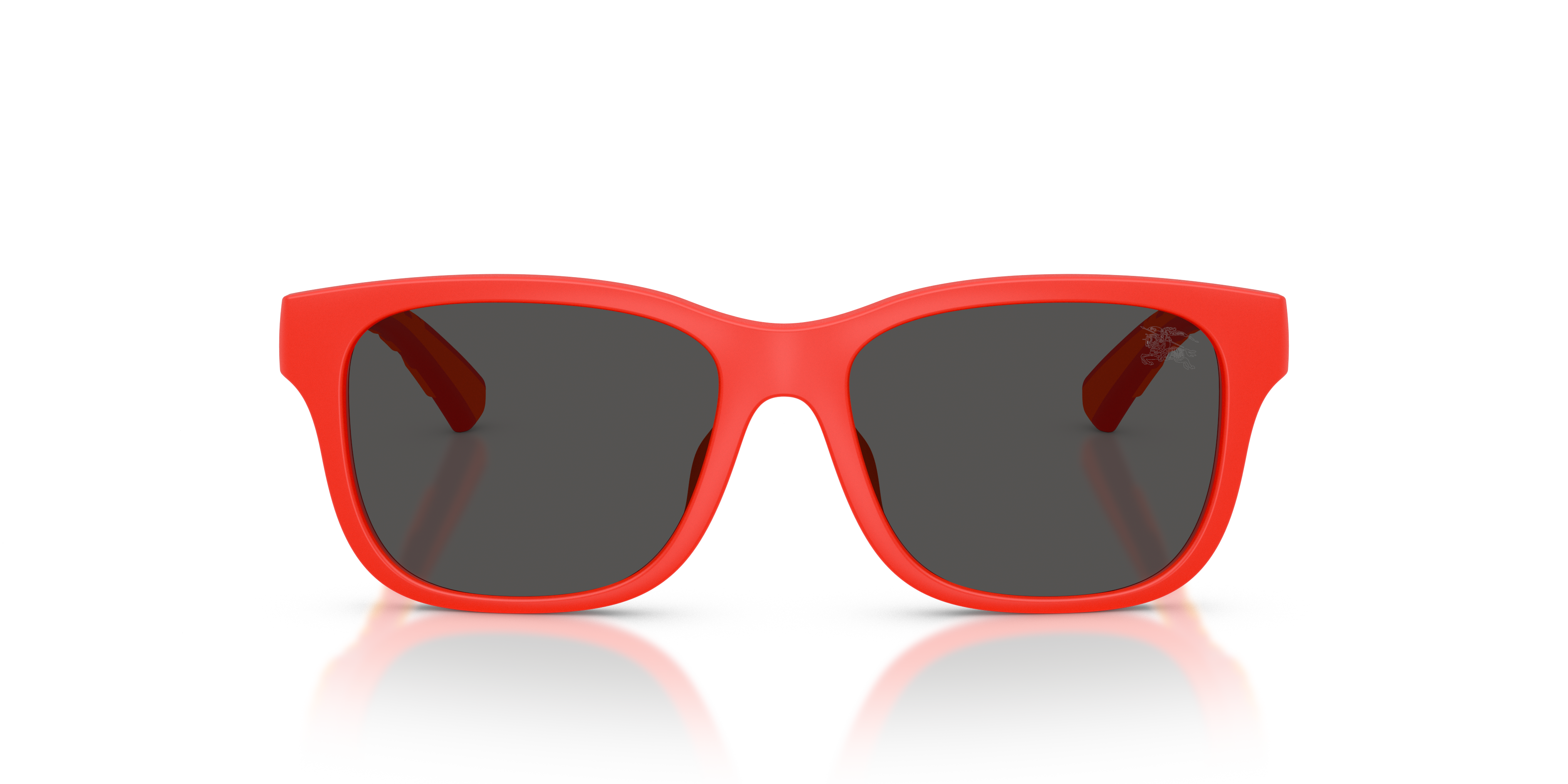 Burberry Kid Burberry JB4007U 423887 Sunglasses Injected Red Grey Squared Norma