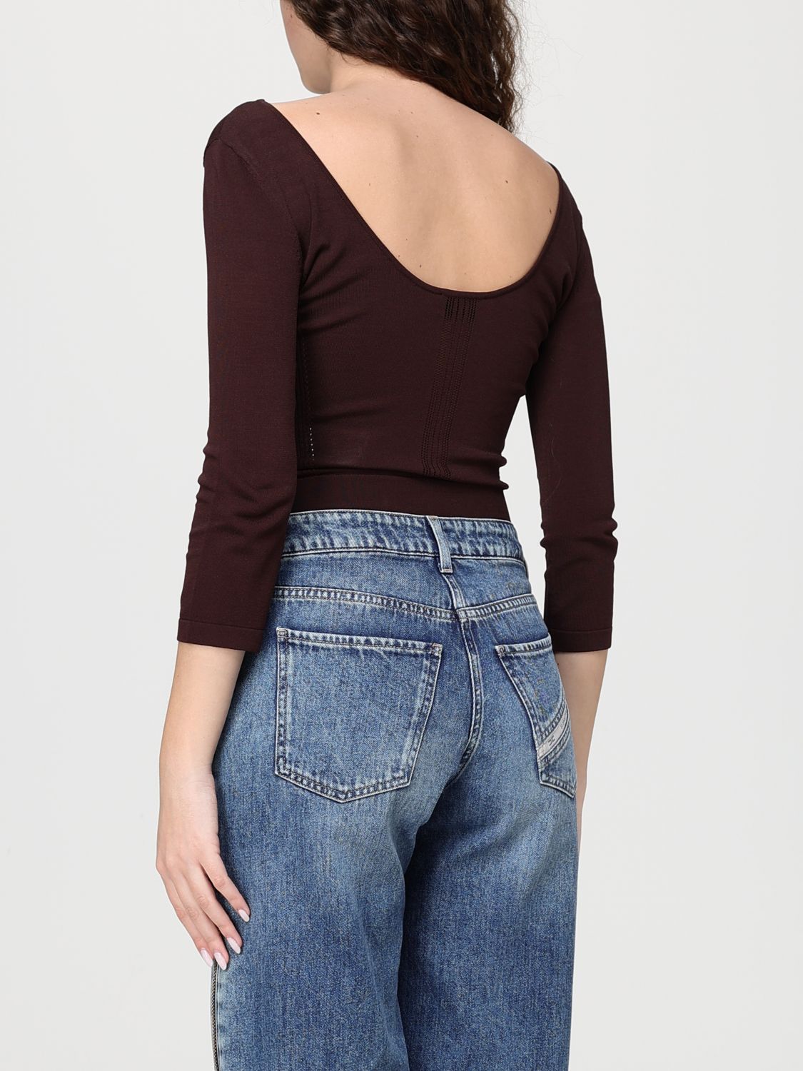 Sweater Woman color Brown