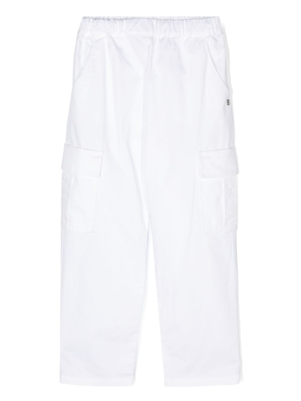 Tapered-leg chino trousers - White