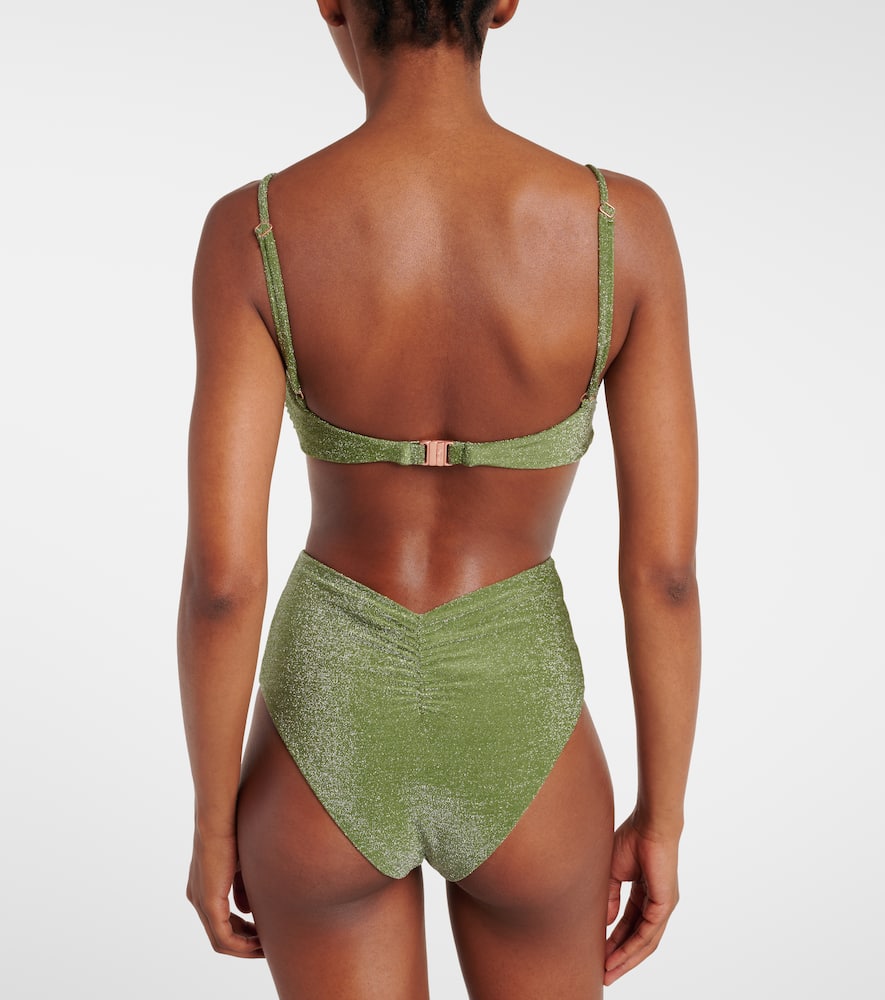 Taita gathered bikini bottoms