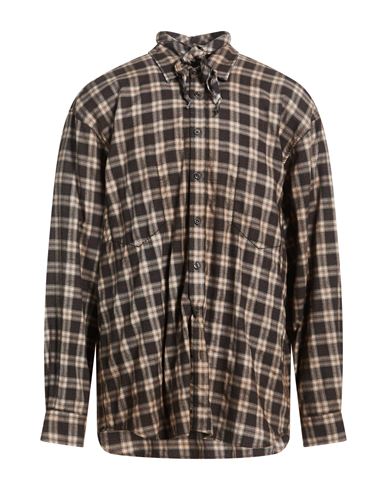 Man Shirt Black Size 36 Cotton