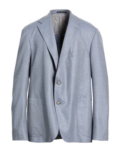 Man Blazer Light blue Size 38 Virgin Wool, Cashmere