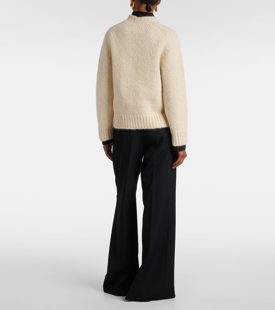 Mohair and wool-blend sweater