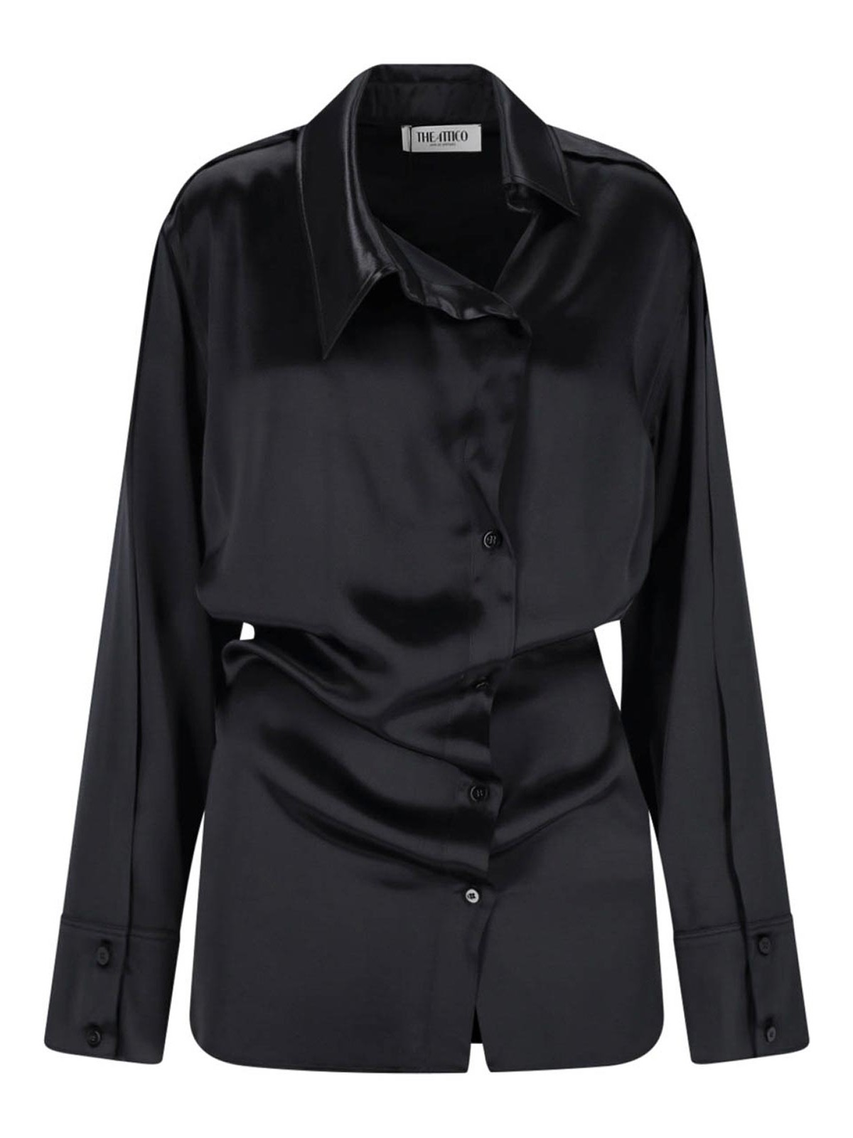 Mini shirt dress