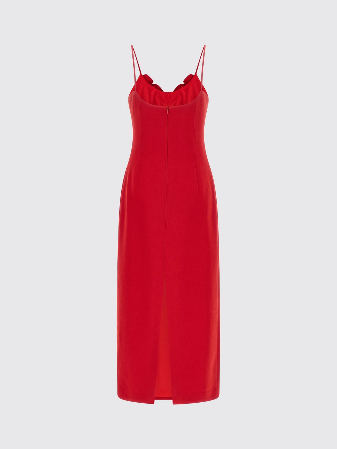 Magda Butrym Floral Applique Midi Dress in Red - Red. 34 also