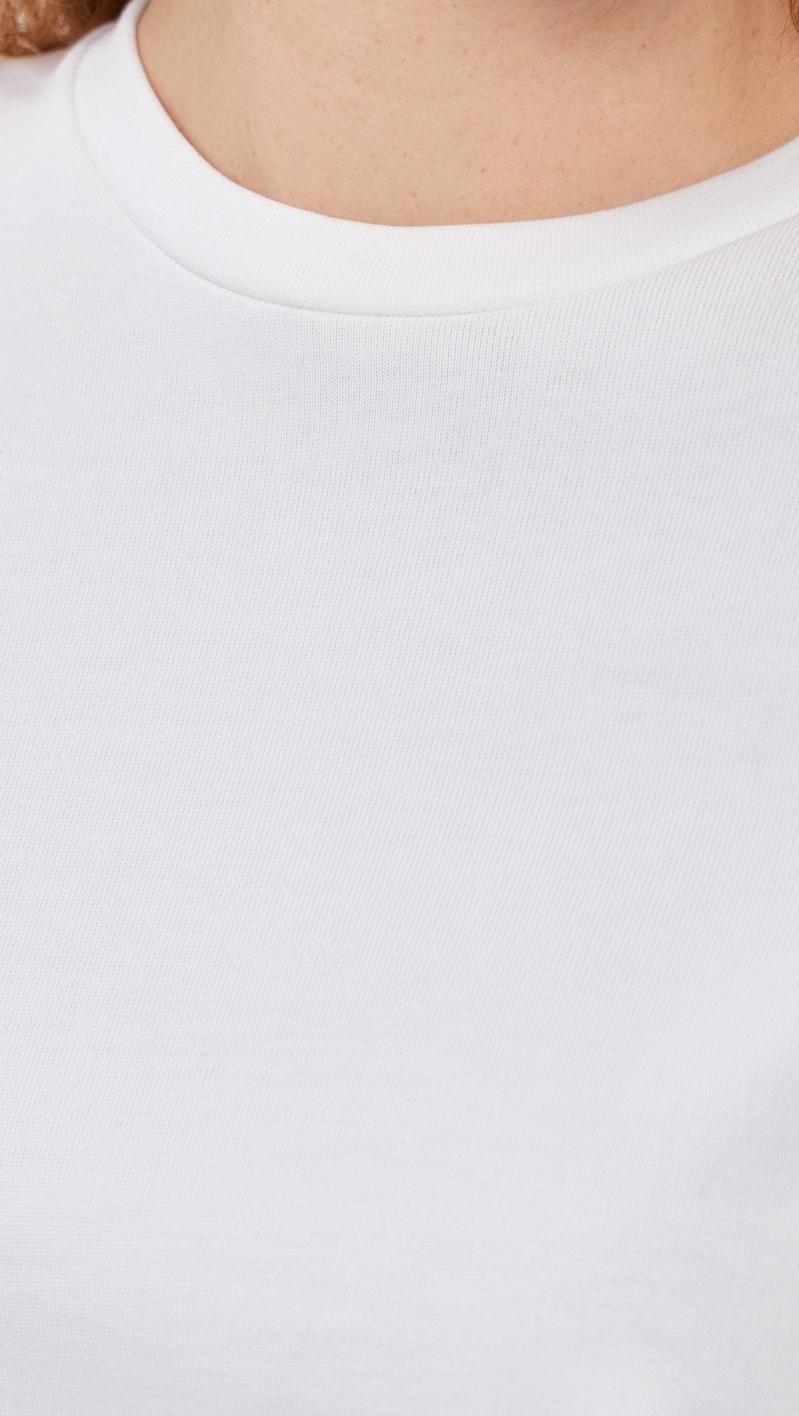 Perfect Hinged Sleeve Tee White