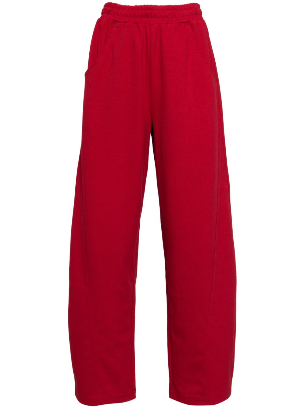 Straight-leg track pants - Red