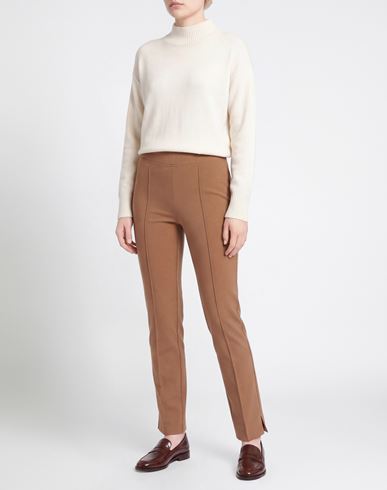 Woman Pants Camel Size 2 Viscose, Nylon, Elastane